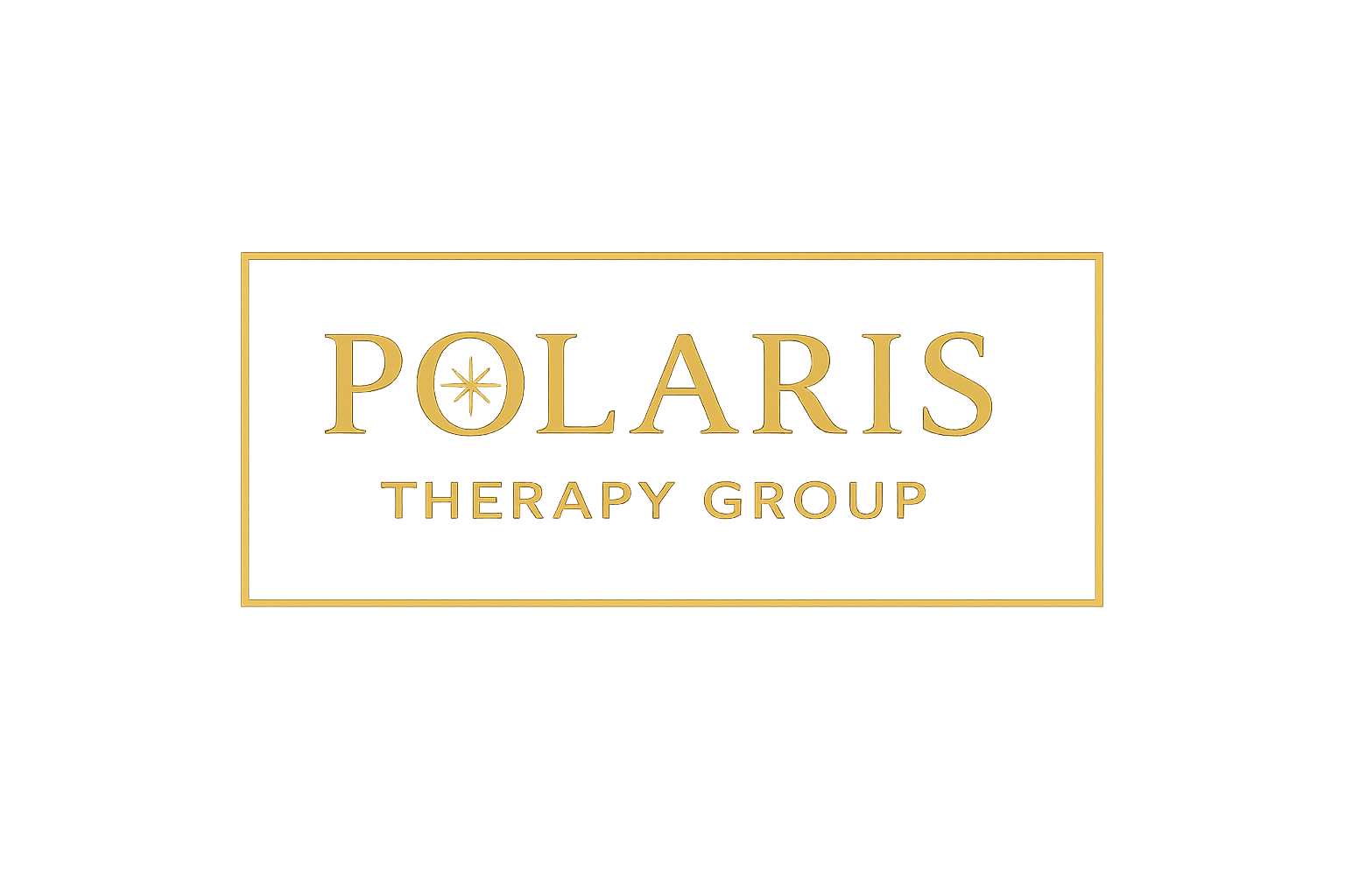 Gold sign for Polars Therapy Group.