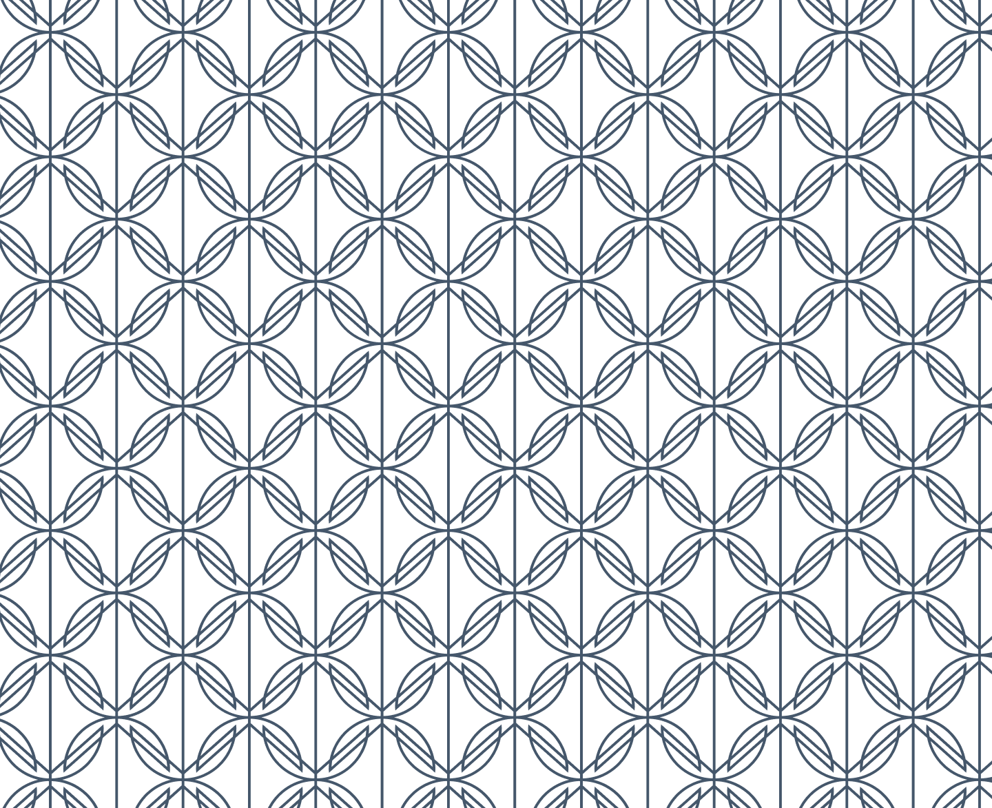 A pattern of interconnected circles and lines in blue