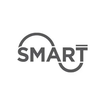 Logo with the word 'SMART' and a stylized curved line.