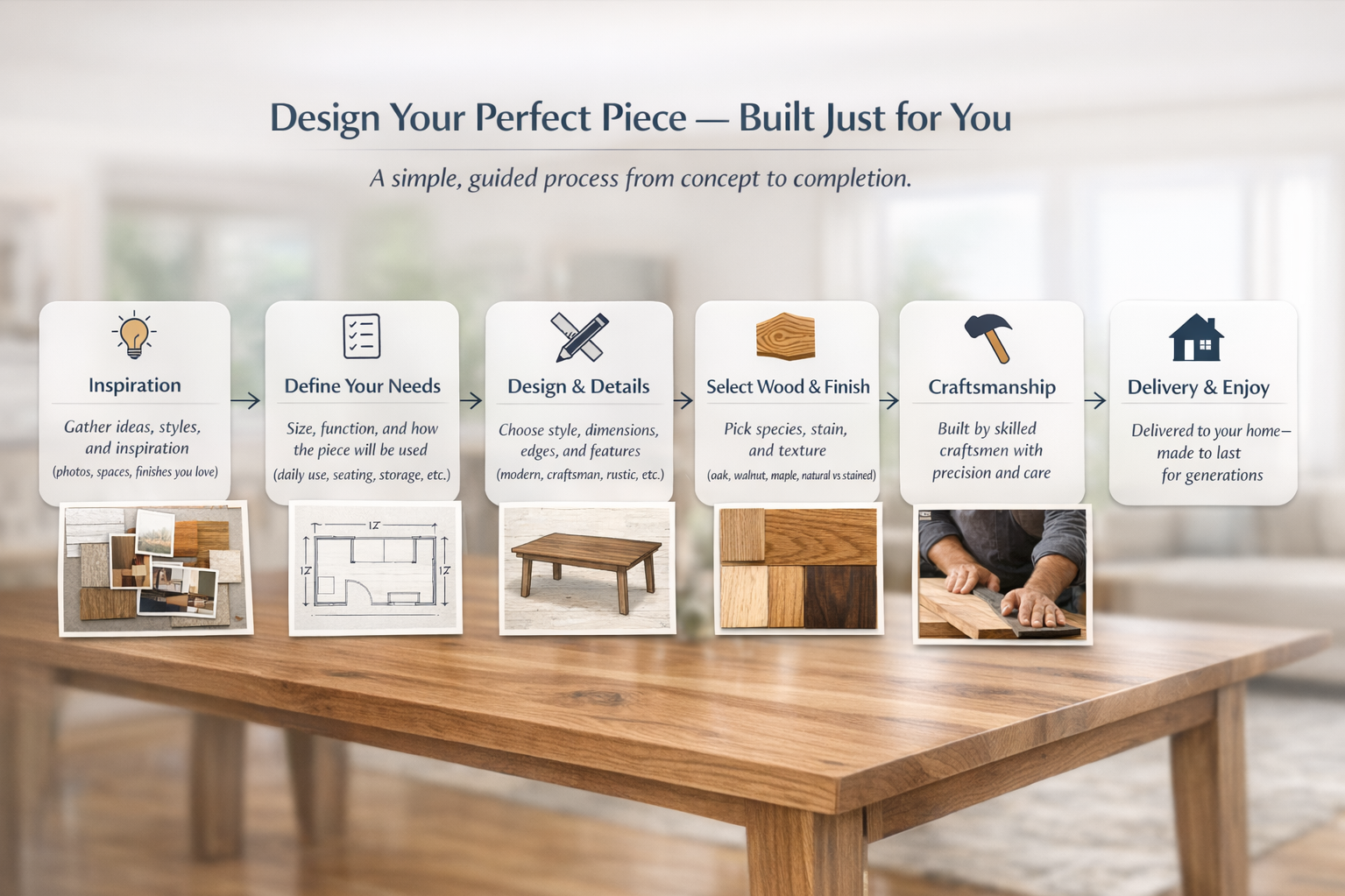 Steps to Designing Custom Furniture