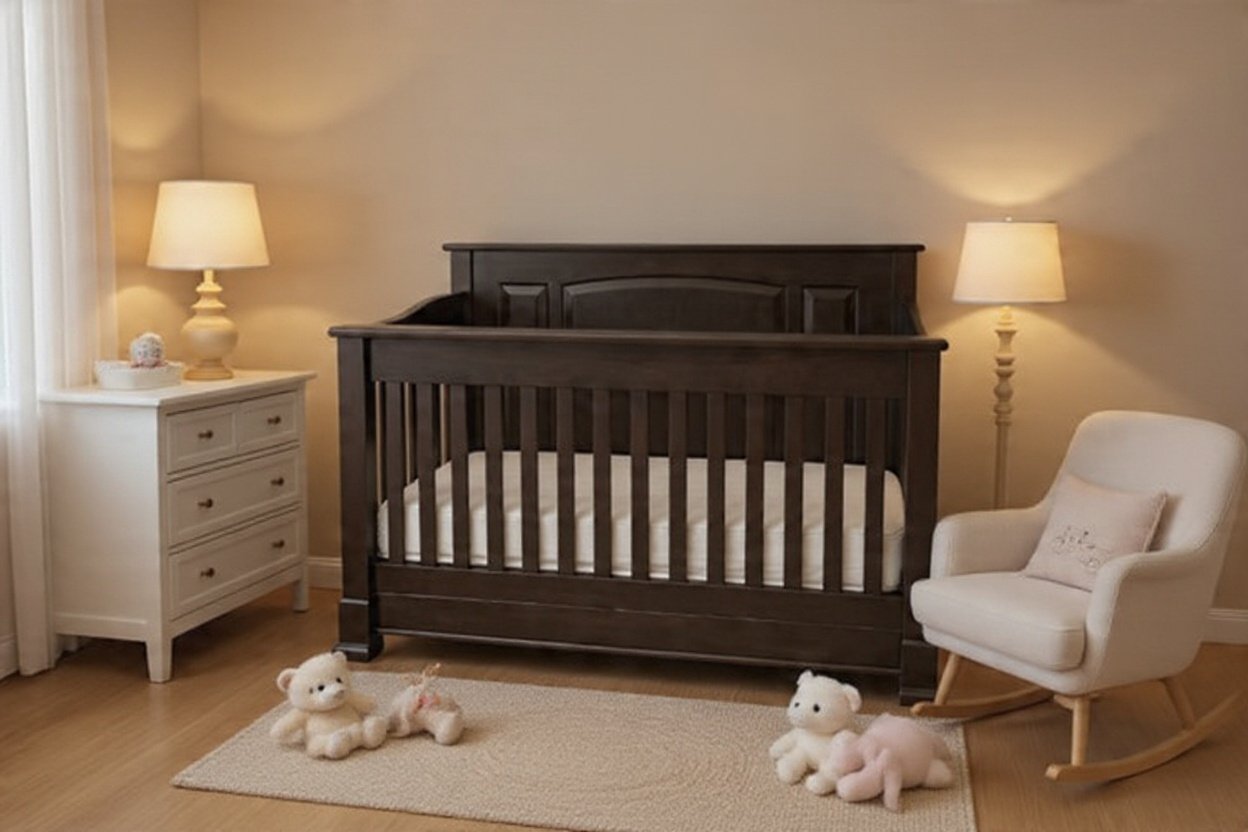 wood crib in nursery.jpeg