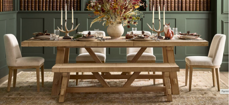 expandable dining table with bench V base.png