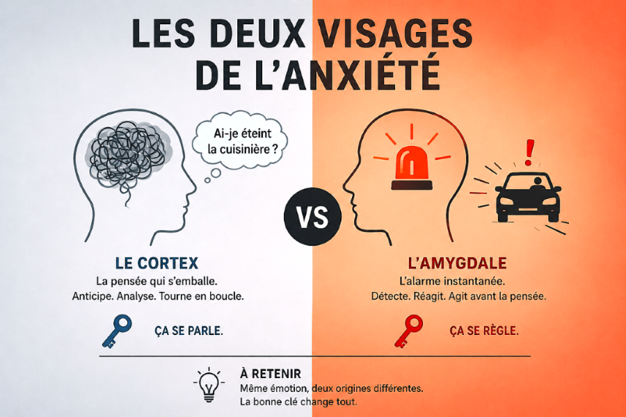 Les deux visages de l'anxiété