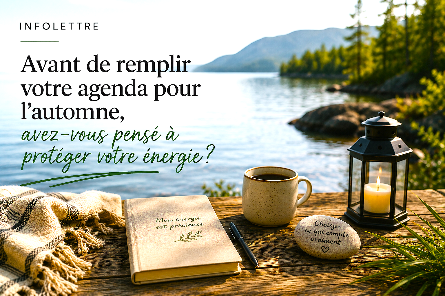 Avant de remplir votre agenda pour l’automne, avez-vous pensé à protéger votre énergie ?