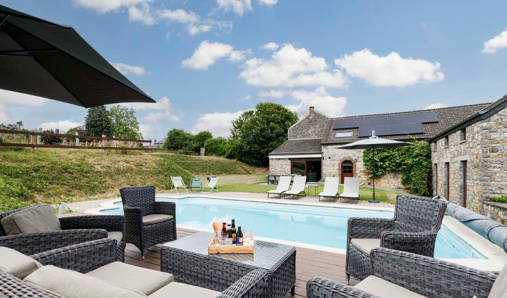 piscine séjour yoga Belgique