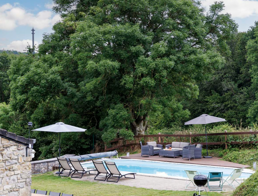 piscine gîtes yoga Belgique