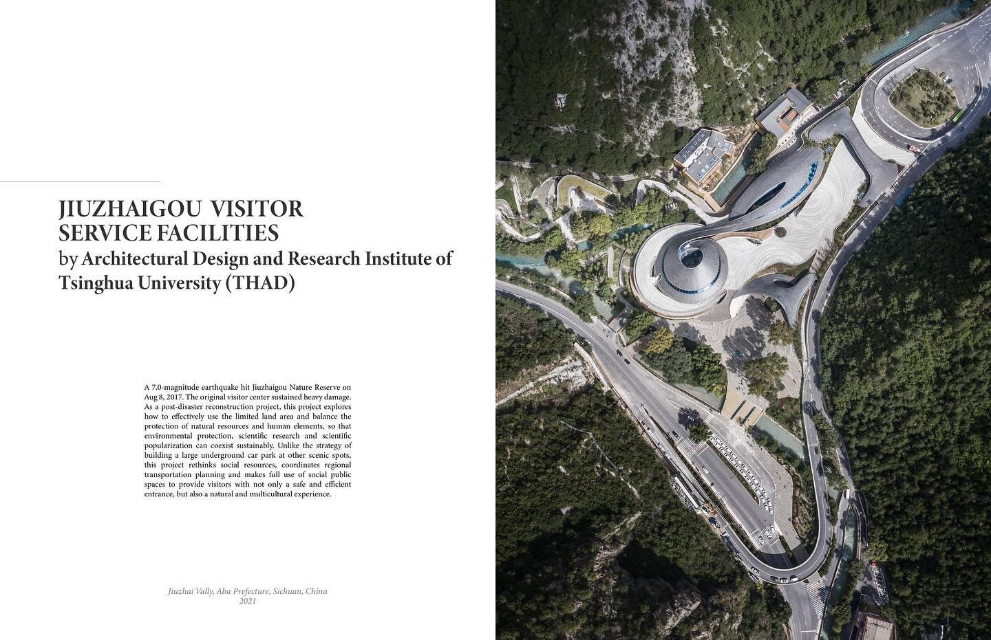 Jiuzhaigou Visitor Services Facilities | The Architectural Design and Research Institute of Tsinghua University (THAD) #wooddesignfocus #timberarchitecture @forestproductssociety