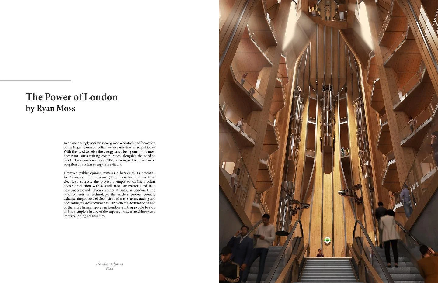 The Power of London | Ryan Moss @unit14_ucl  #wooddesignfocus #timberarchitecture @forestproductssociety