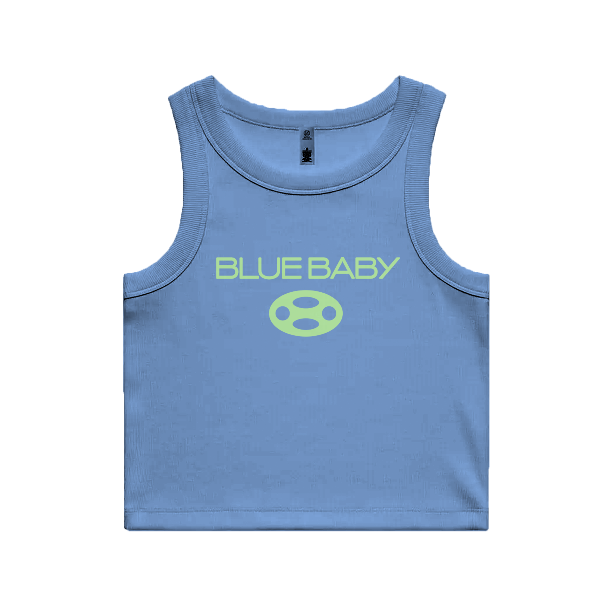 Blue Baby Cropped Tank