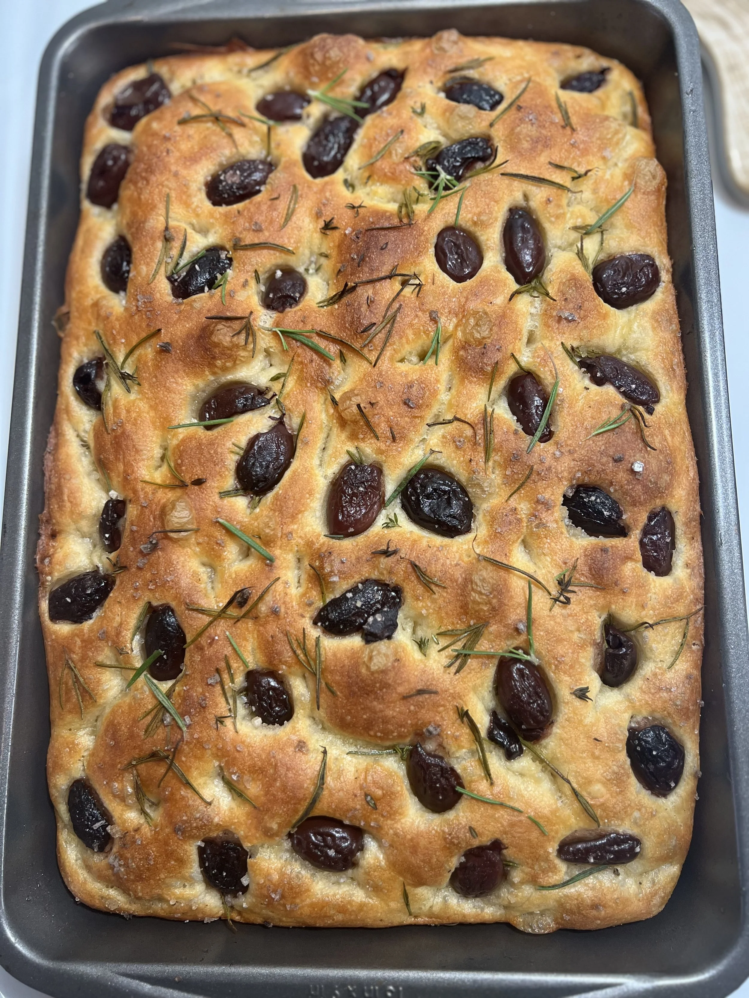 Rosemary, Kalamata Foccacia