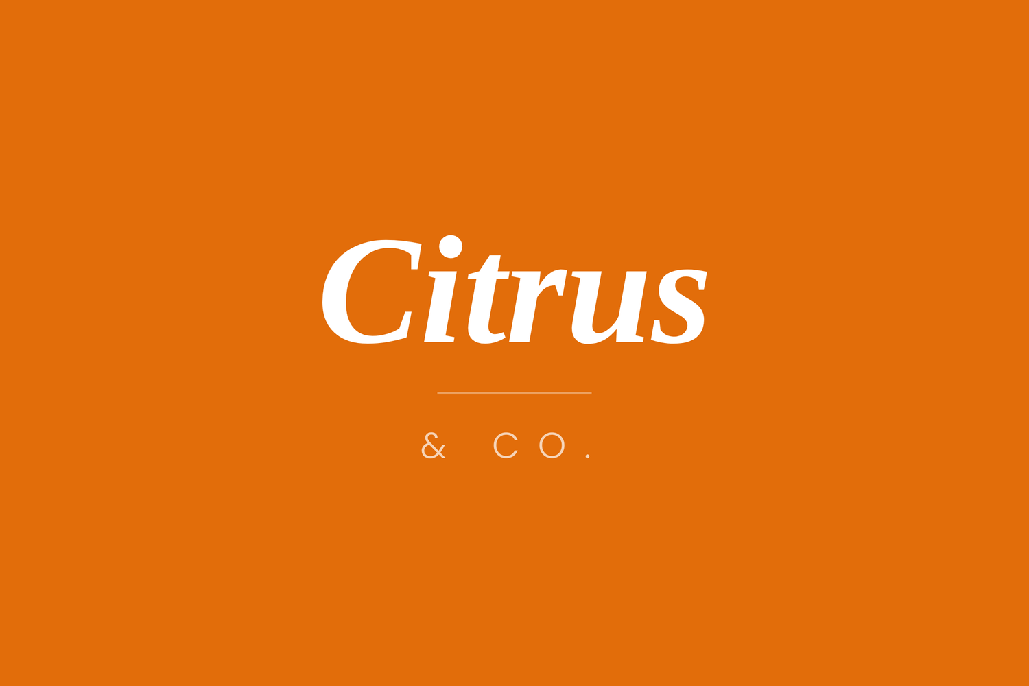 CITRUS &amp; CO.  | Twin Cities