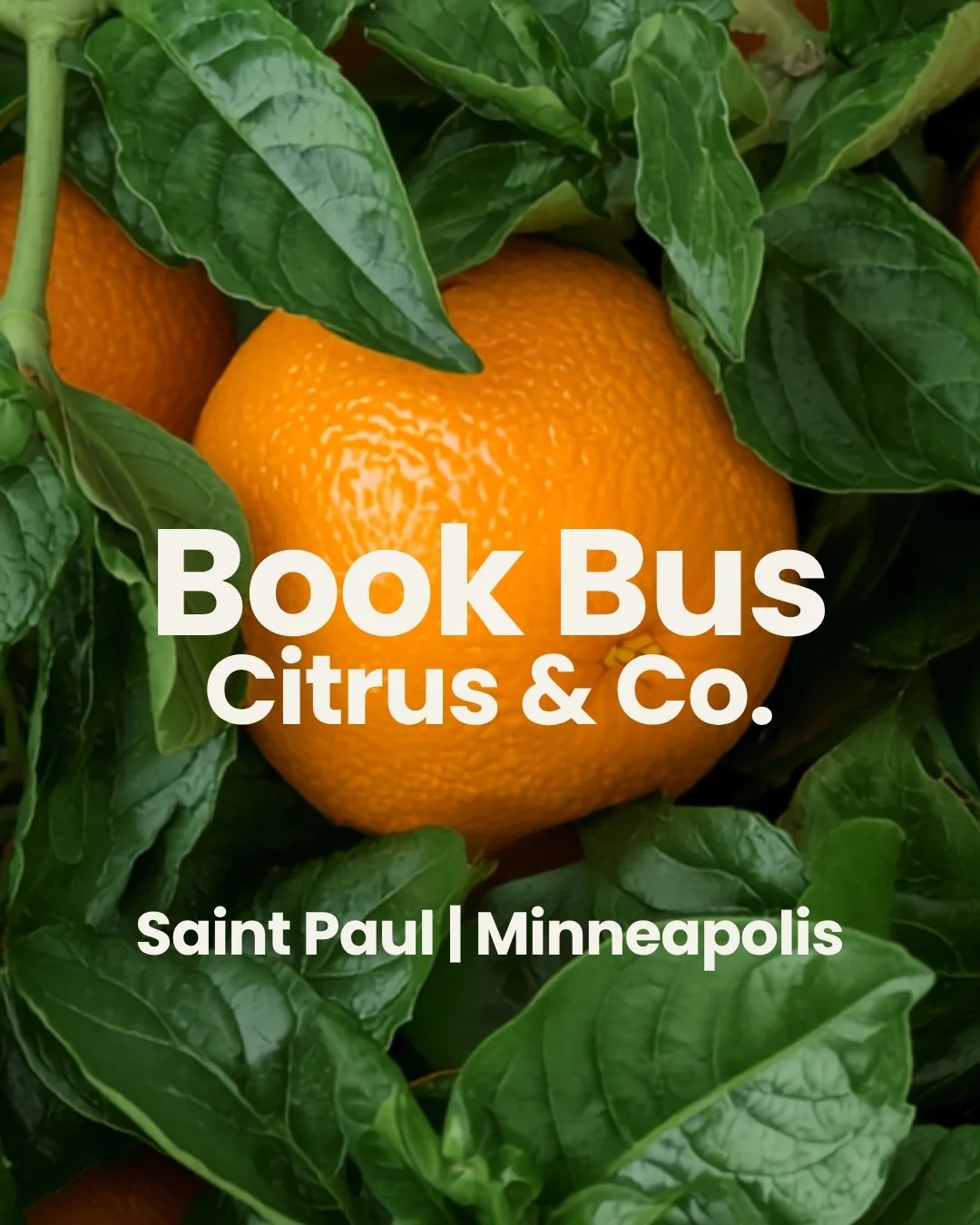 The Book Bus: A rolling indie bookstore tour. You do not drive. You just show up. | October 17, 2026 | 11:00 a.m. - 4:30 p.m. | Twin Cities