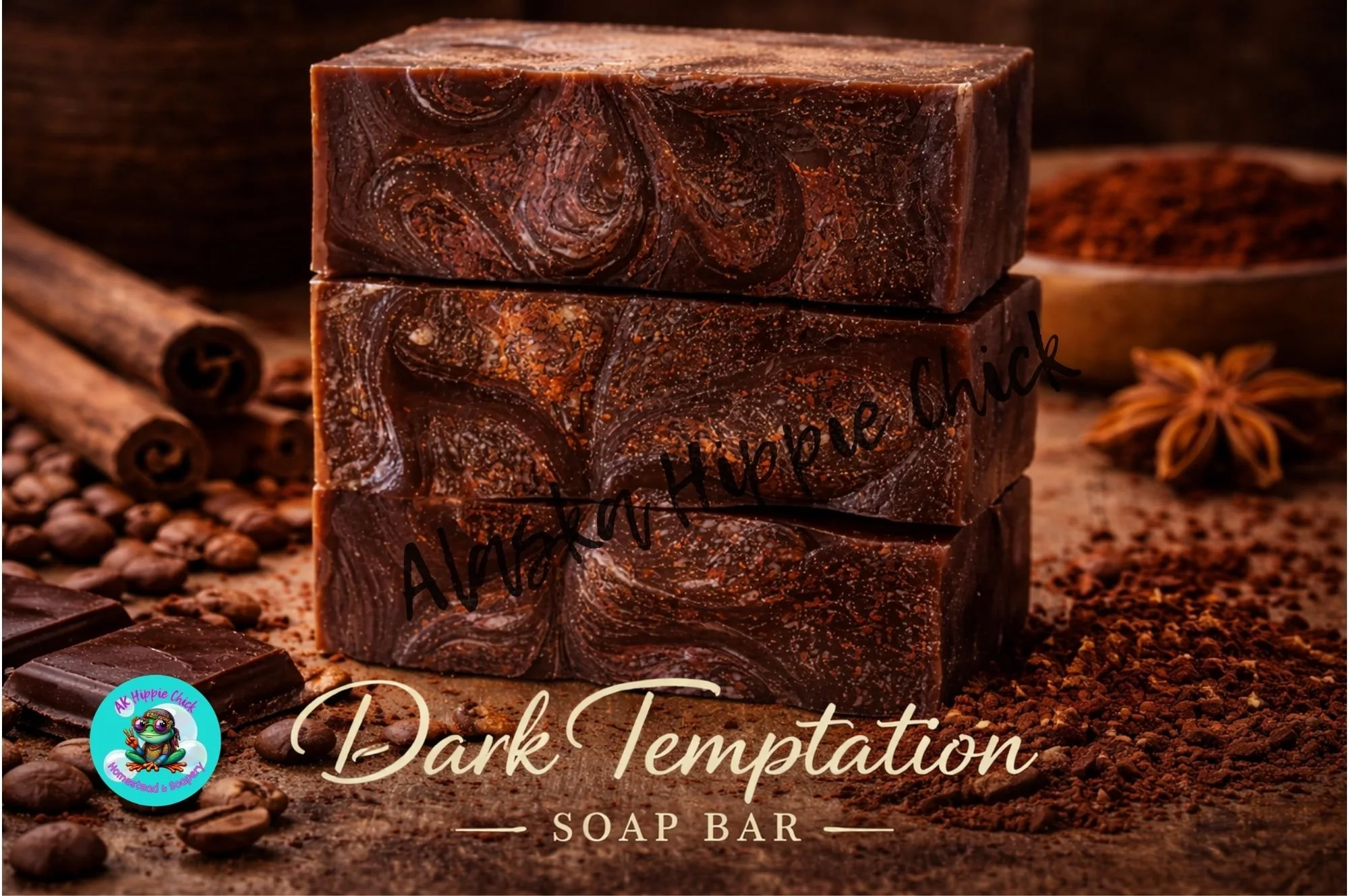 Dark Temptation Coffee Soap Bar 4oz