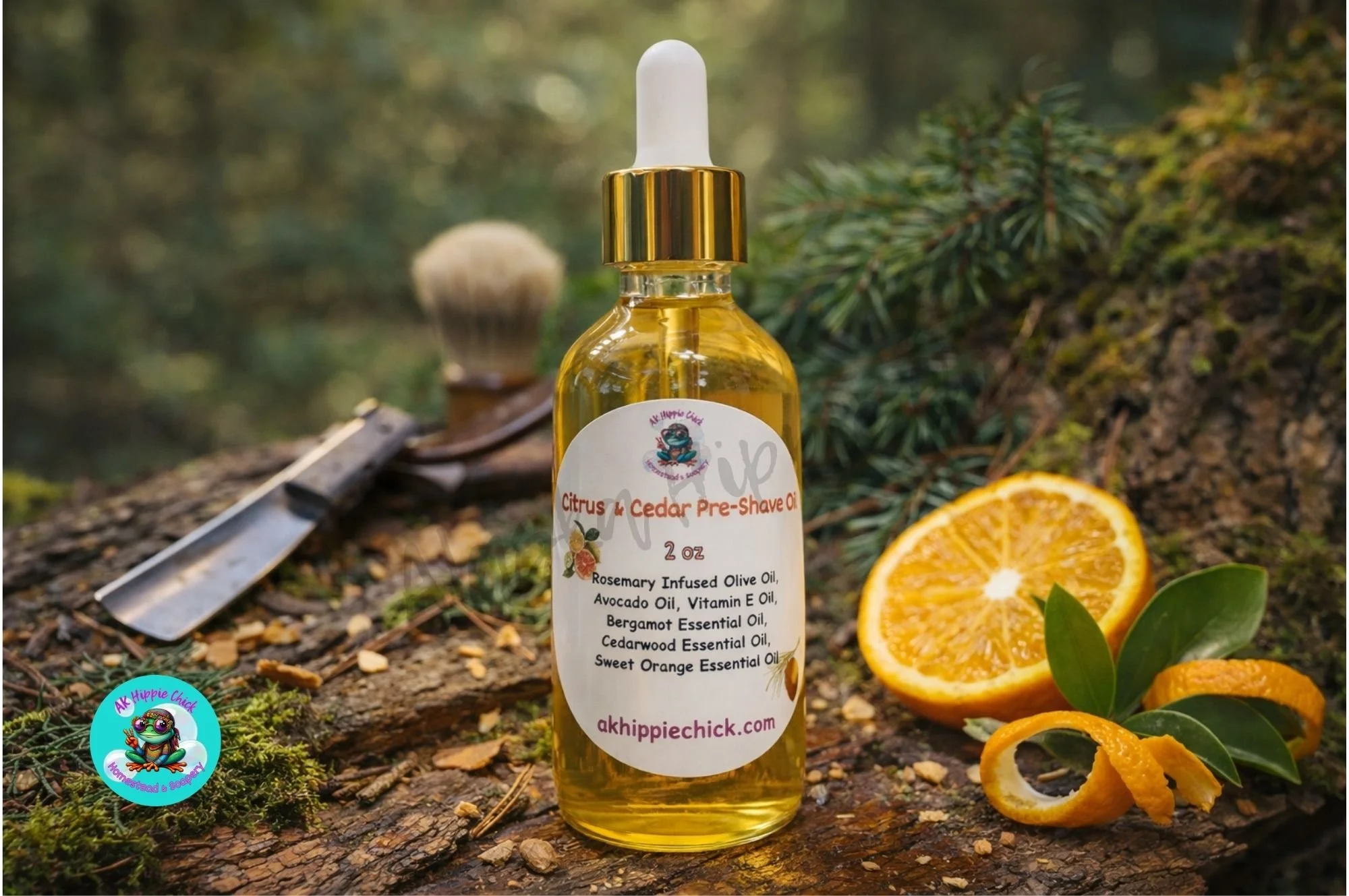 Citrus & Cedarwood Pre-Shave Oil