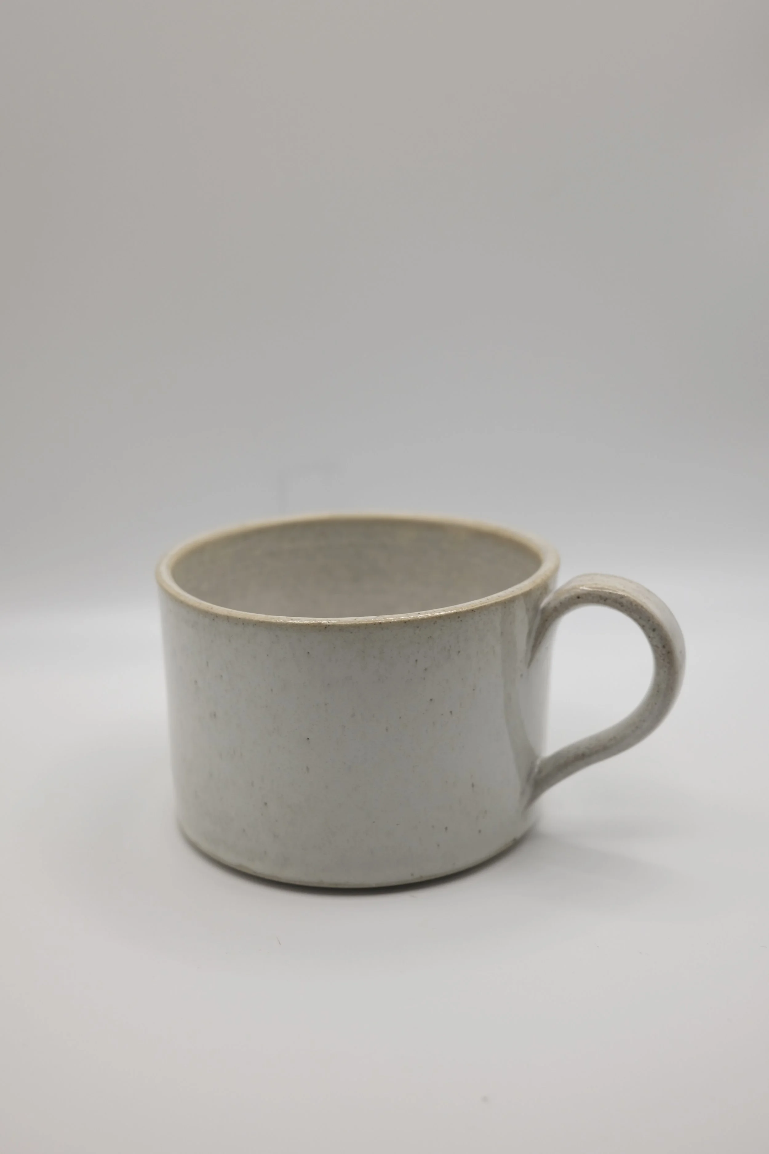 White Stoneware Mug