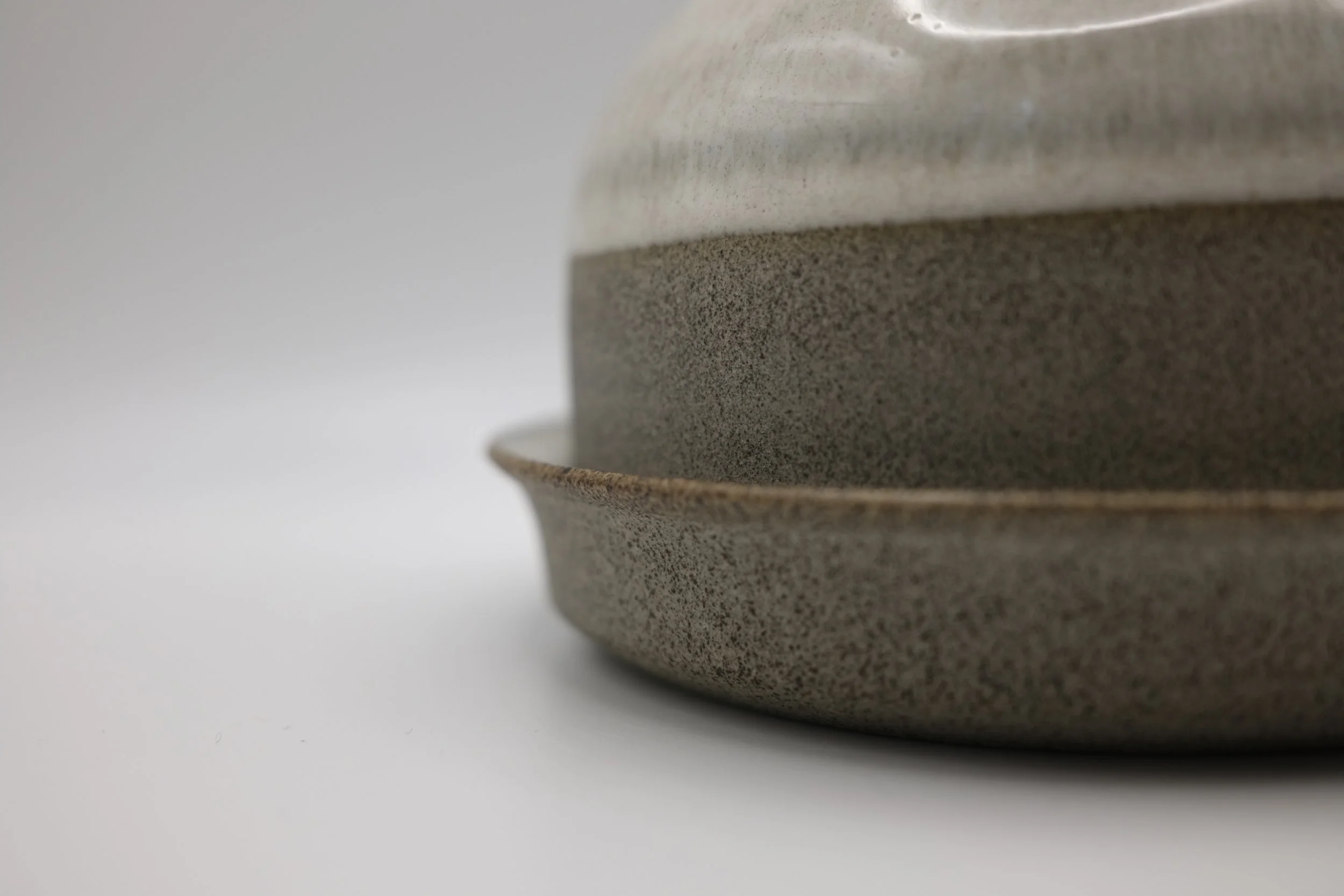 Stoneware Butter Dish