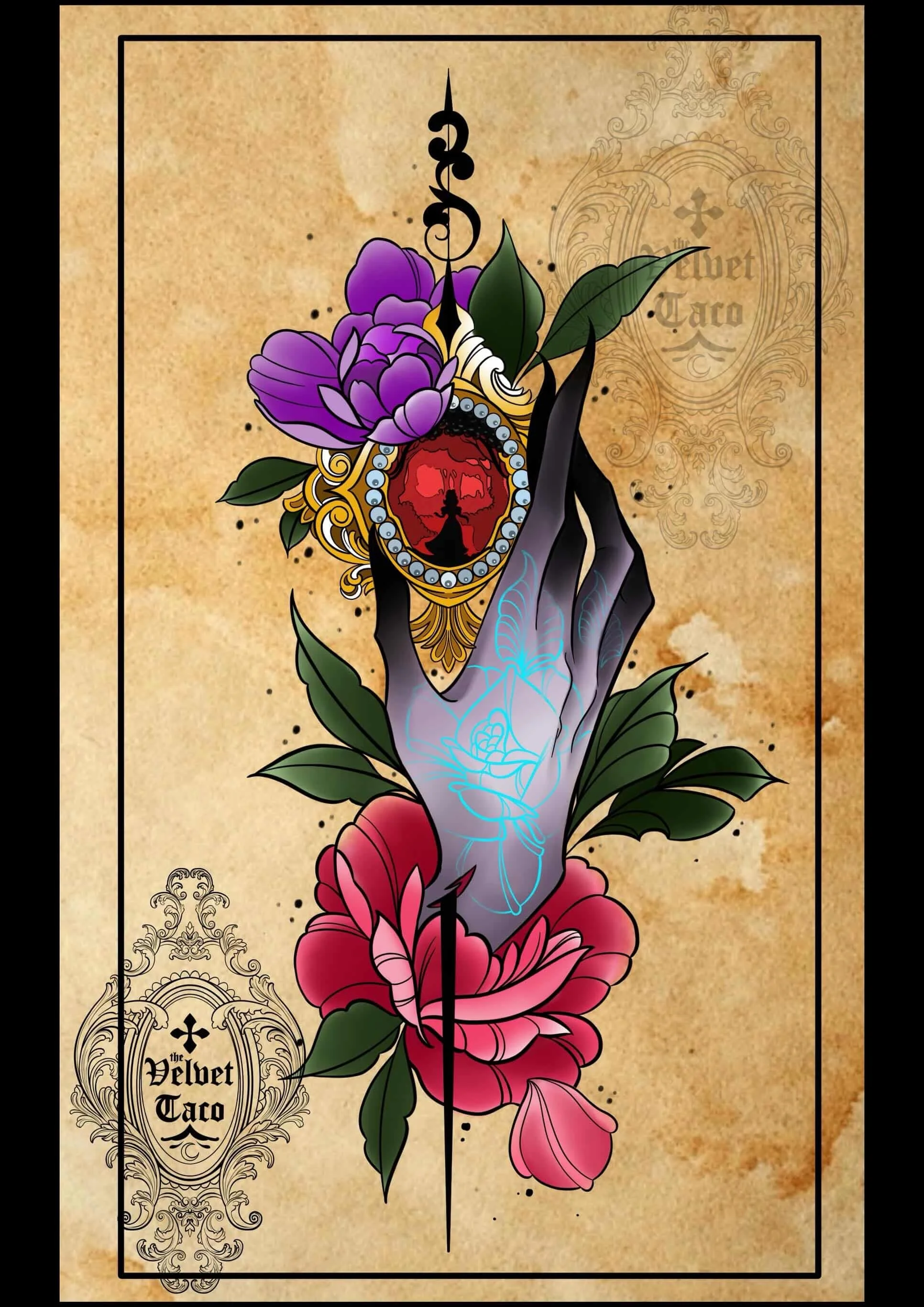 *Run Little Princess* Mini Relic Print