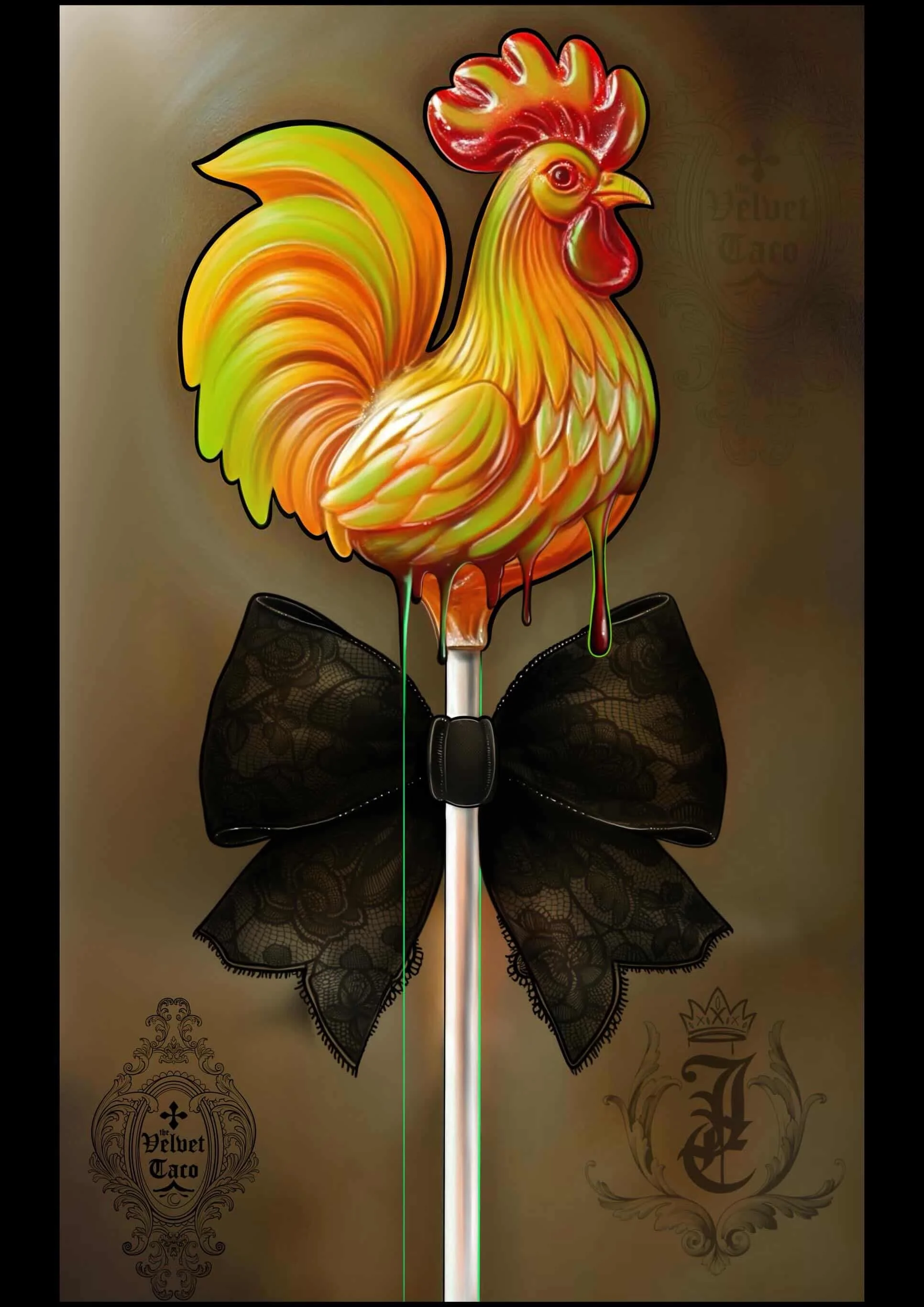 *Cock Sucker* Mini Relic Print