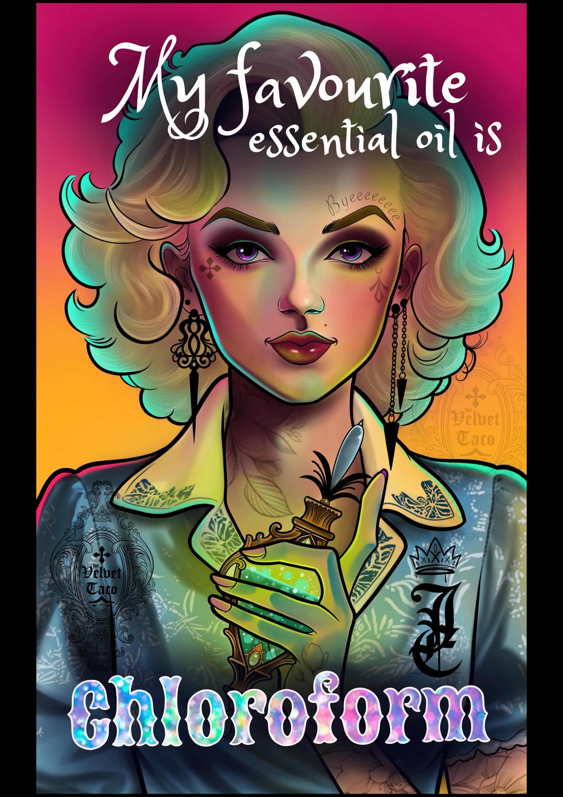 *Selfcare, but Make it Questionable* Mini Relic Print