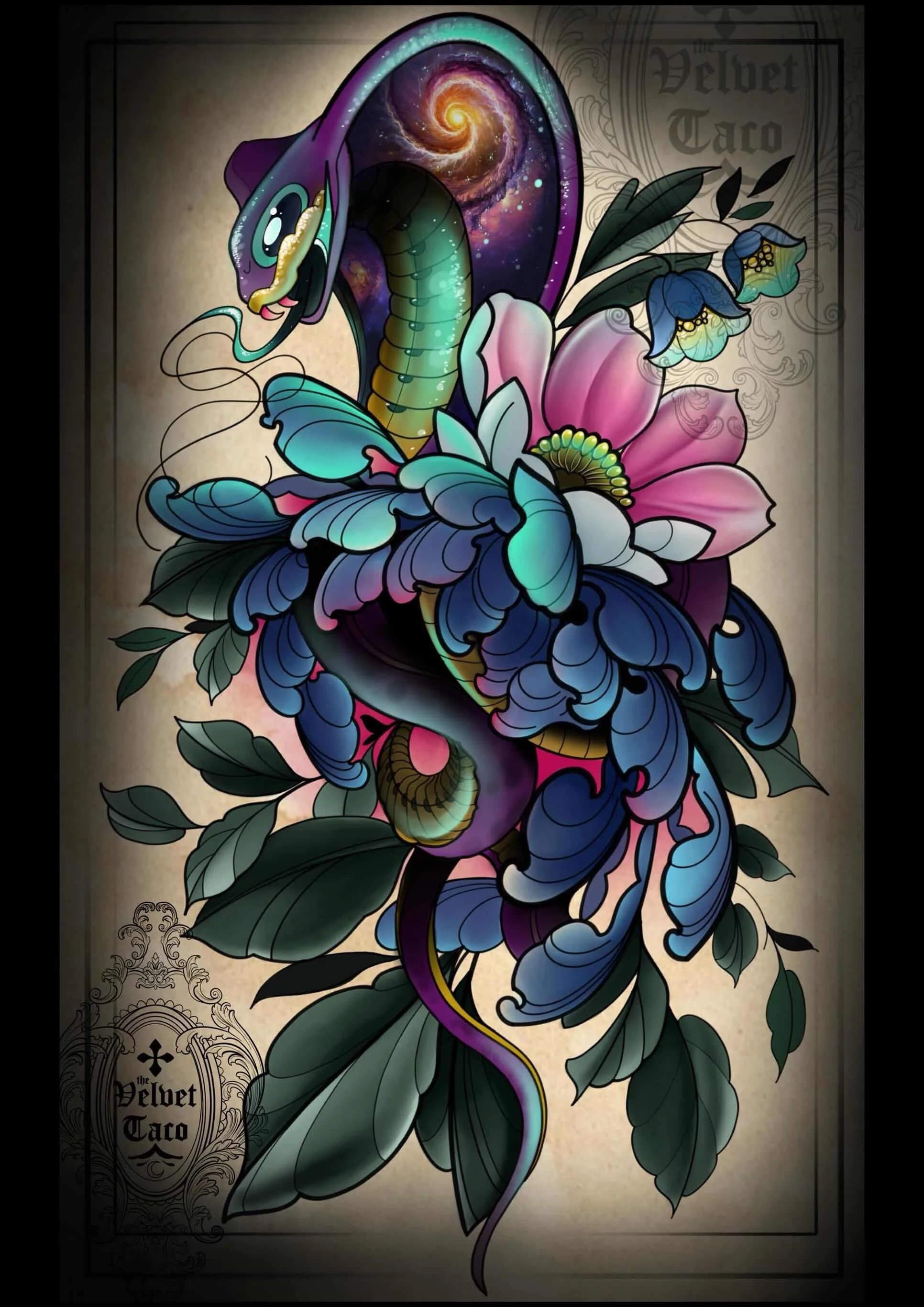*What the Cosmos Grow*  Mini Relic Print