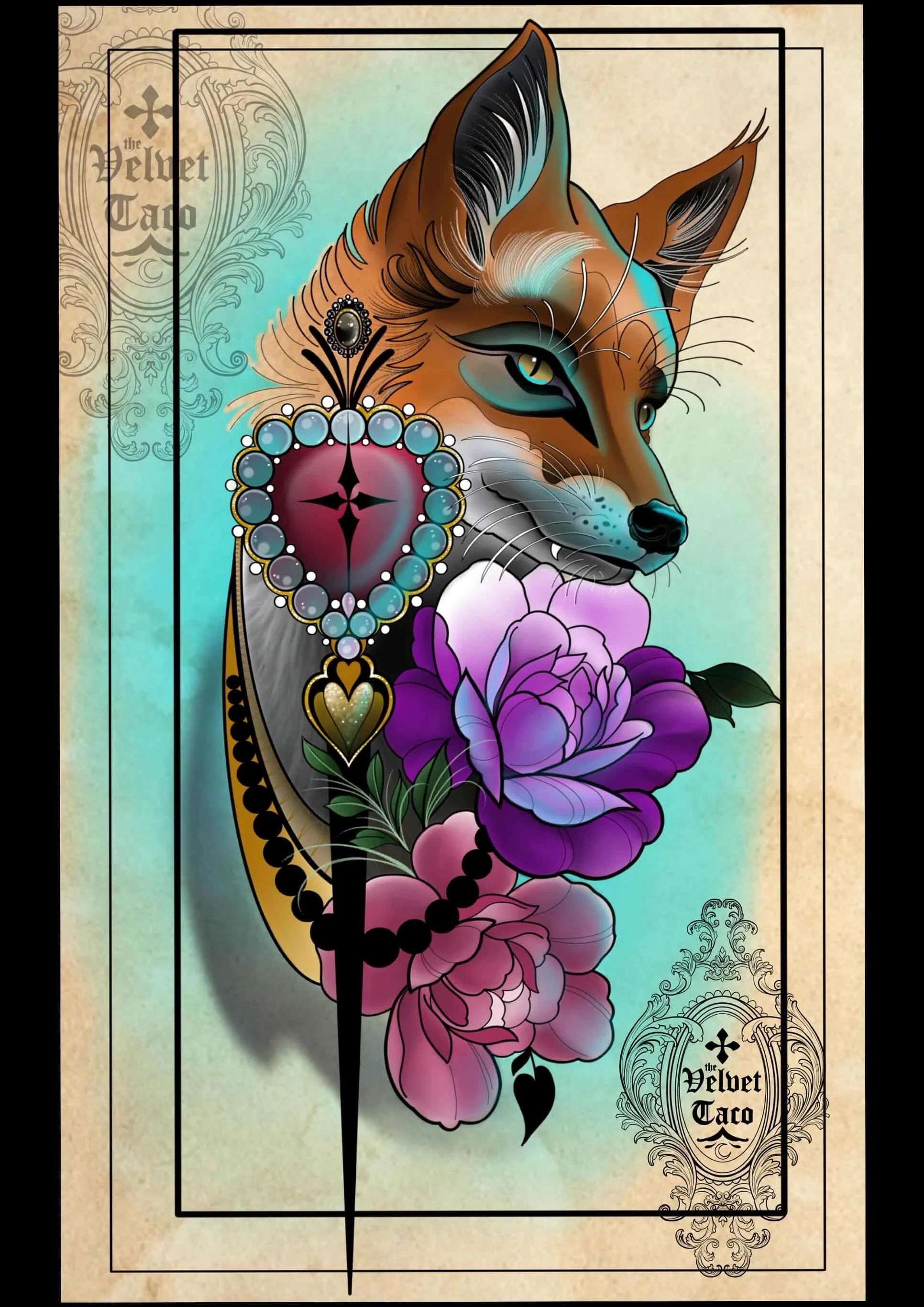 *The Velvet Fang* Mini Relic Print