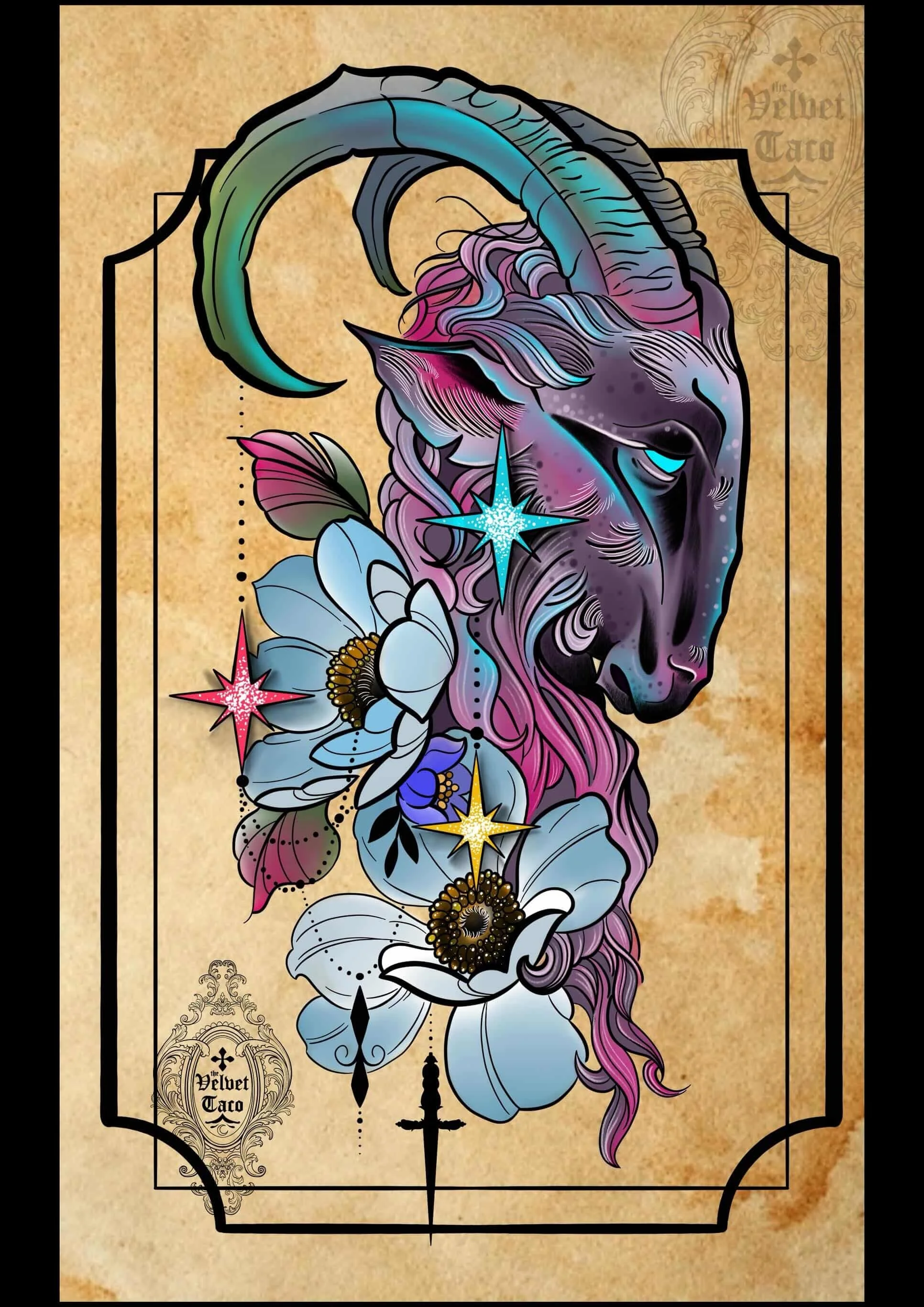 *Velvet Blasphemy* Mini Relic Prints (3 pack)