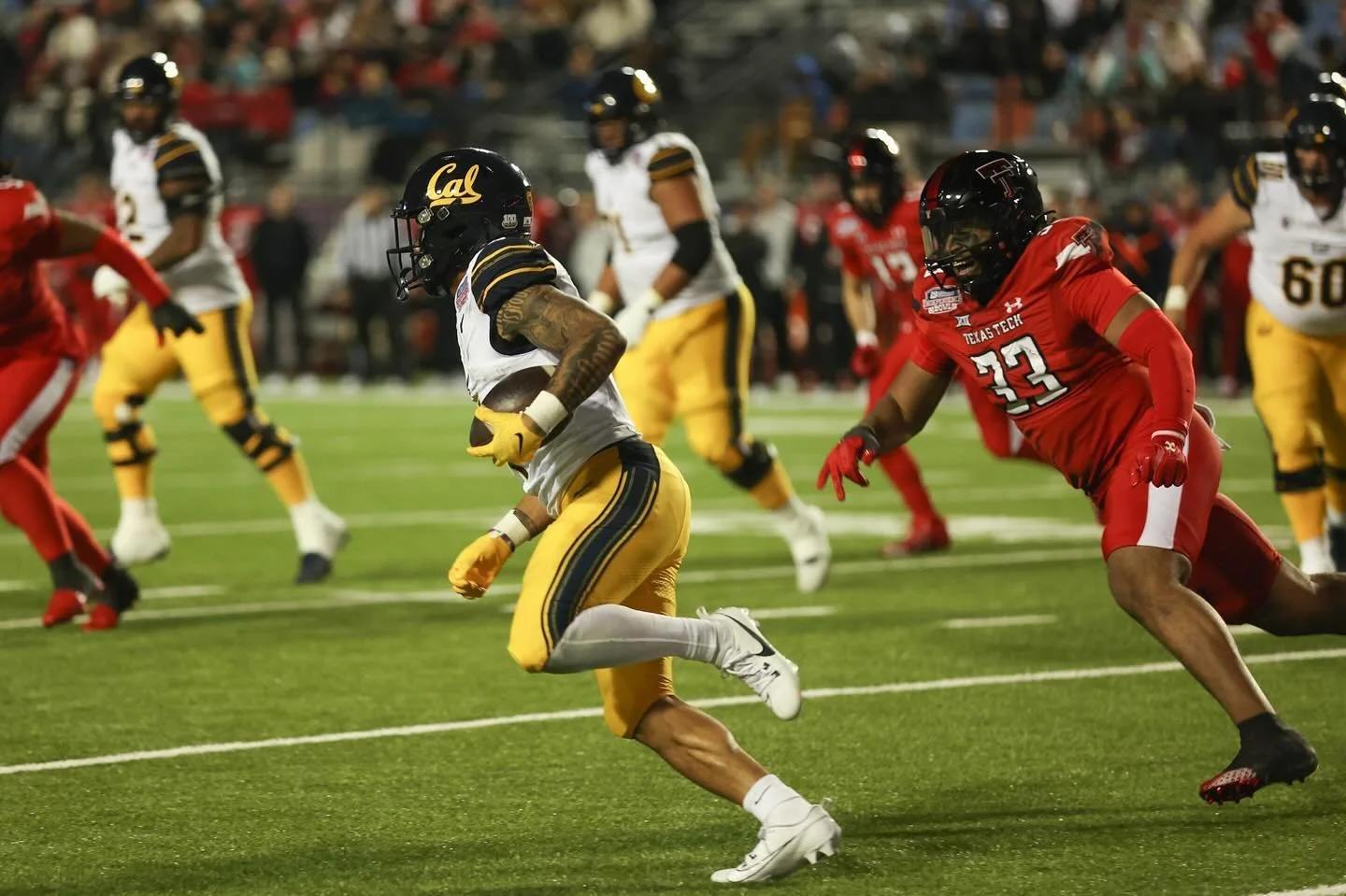 2023 Independence Bowl: Cal Football vs. Texas Tech on 12/16/23 (L 14-34)

these photos are admittedly not my best work, but i figured i should share them to commemorate the experience. this was my first big assignment as head photo editor and my fir