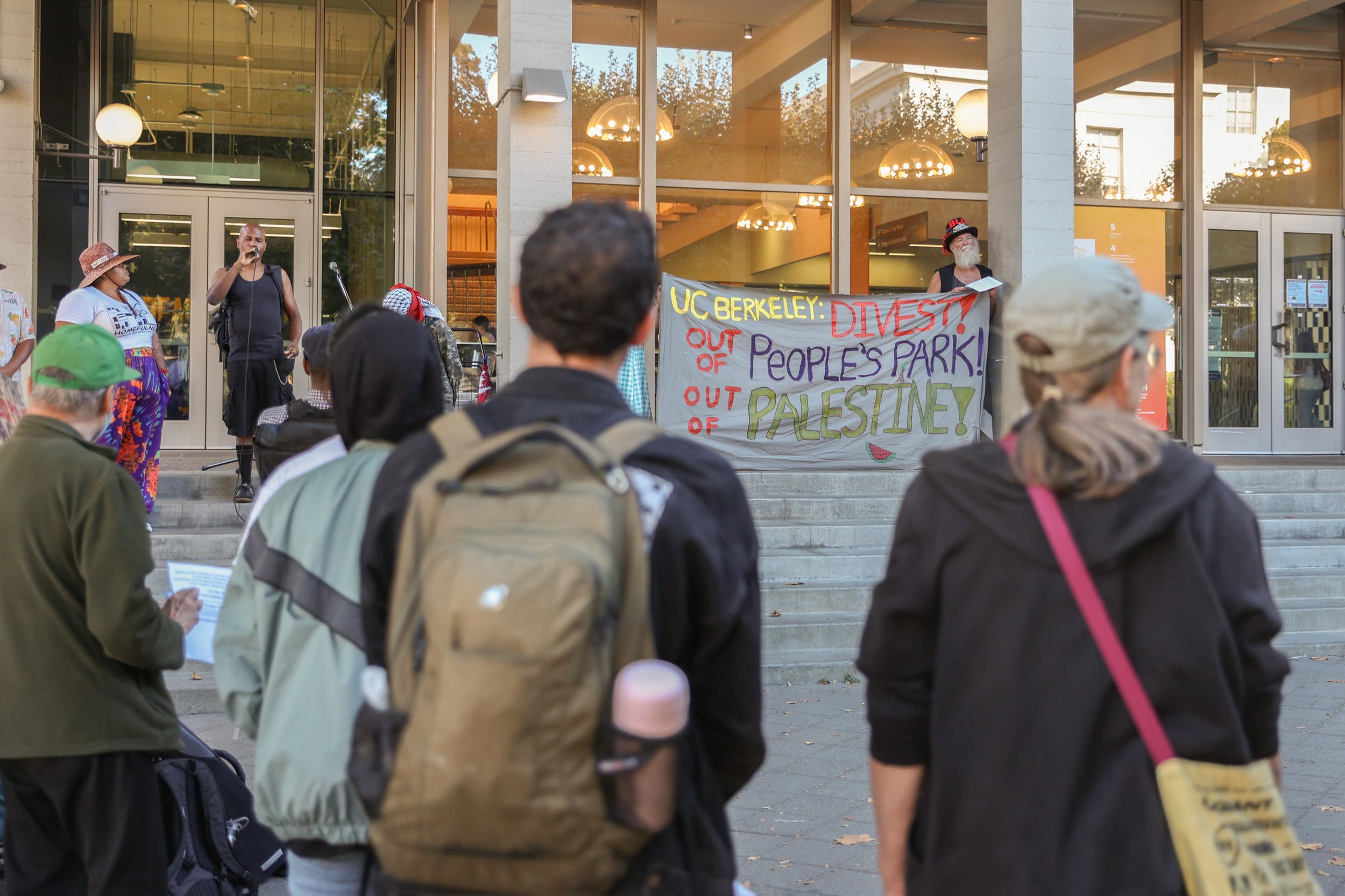Protestors rally for People's Park