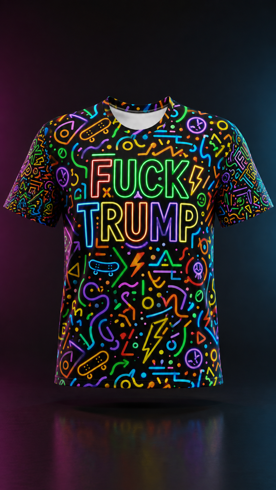 Fuck Trump Neon T-Shirt