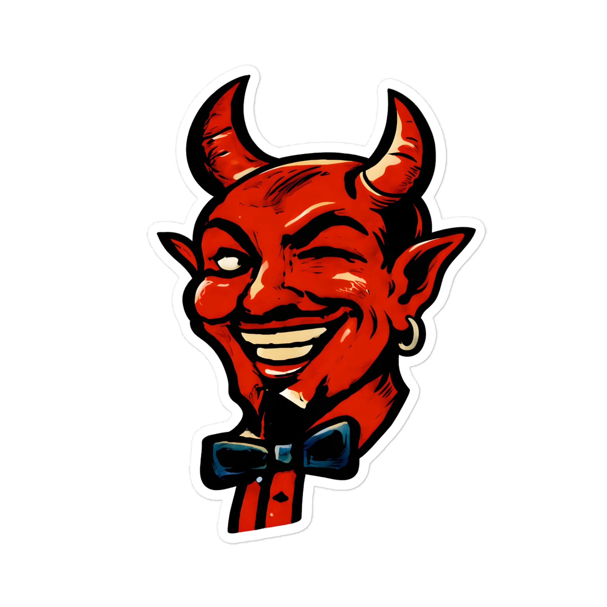 The Handsome Devil - Die-Cut Sticker