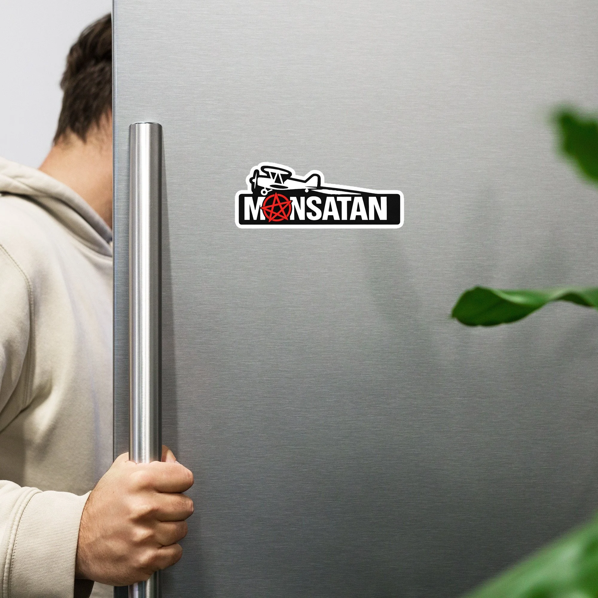 Monsatan Crop Duster — Magnet