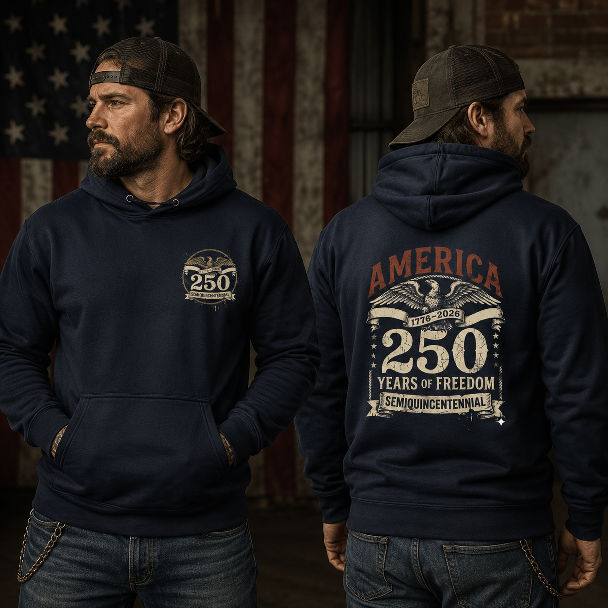 250th Anniversary Semiquincentennial - Deluxe Hoodie