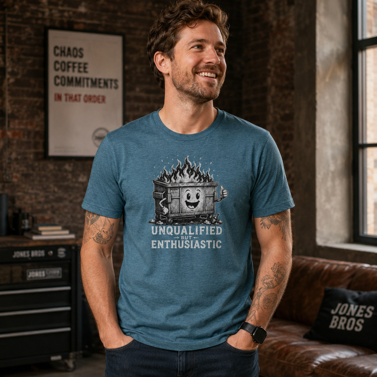 Unqualified But Enthusiastic - Unisex T-Shirt
