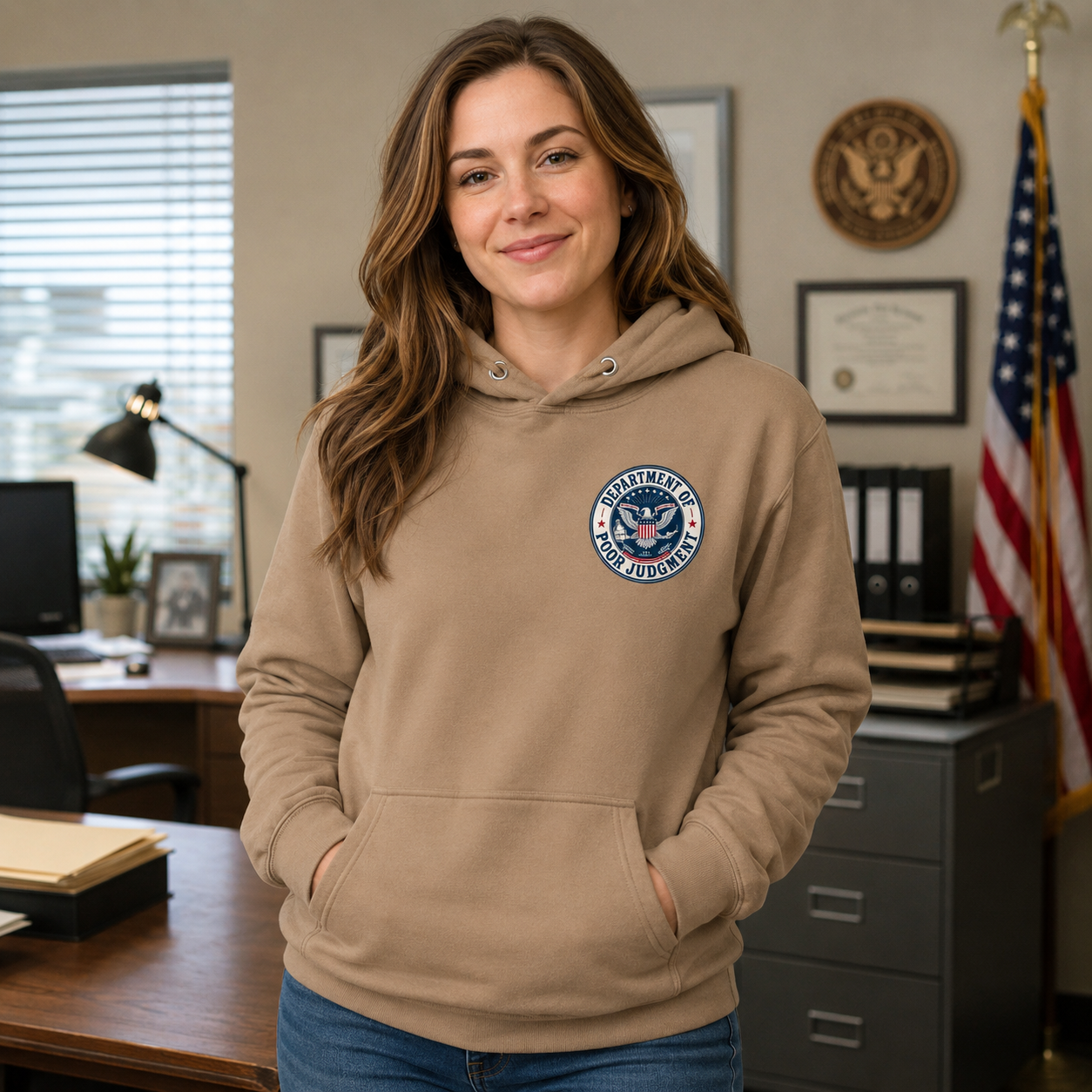 Department Of Poor Judgment - DELUXE Unisex Hoodie