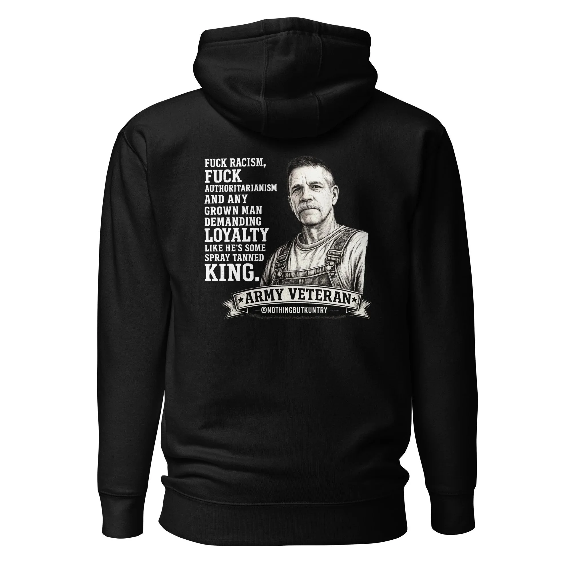 Nothing But Kuntry - Spray-Tanned King - Deluxe Hoodie