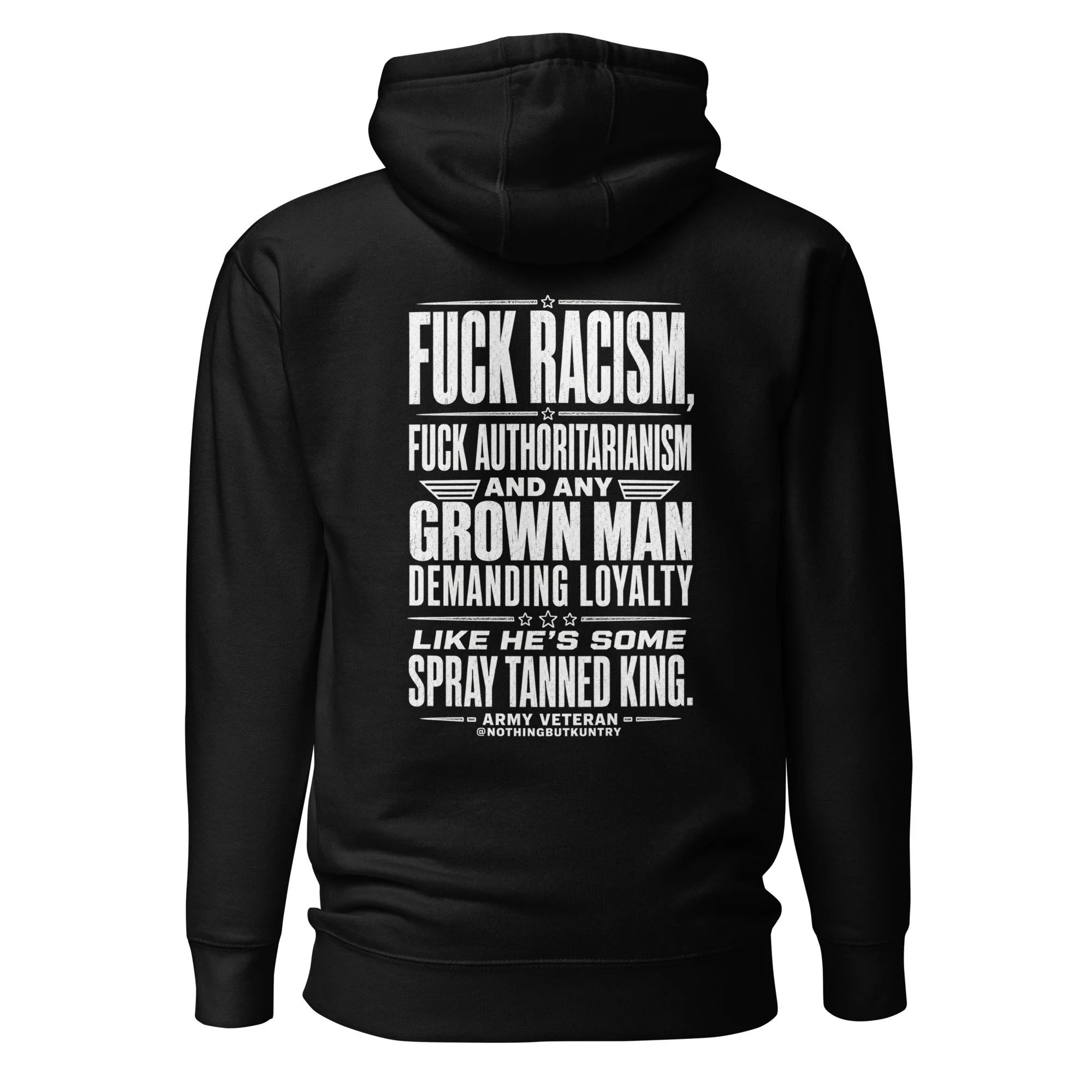Nothing But Kuntry - SPRAY TANNED KING - DELUXE HOODIE