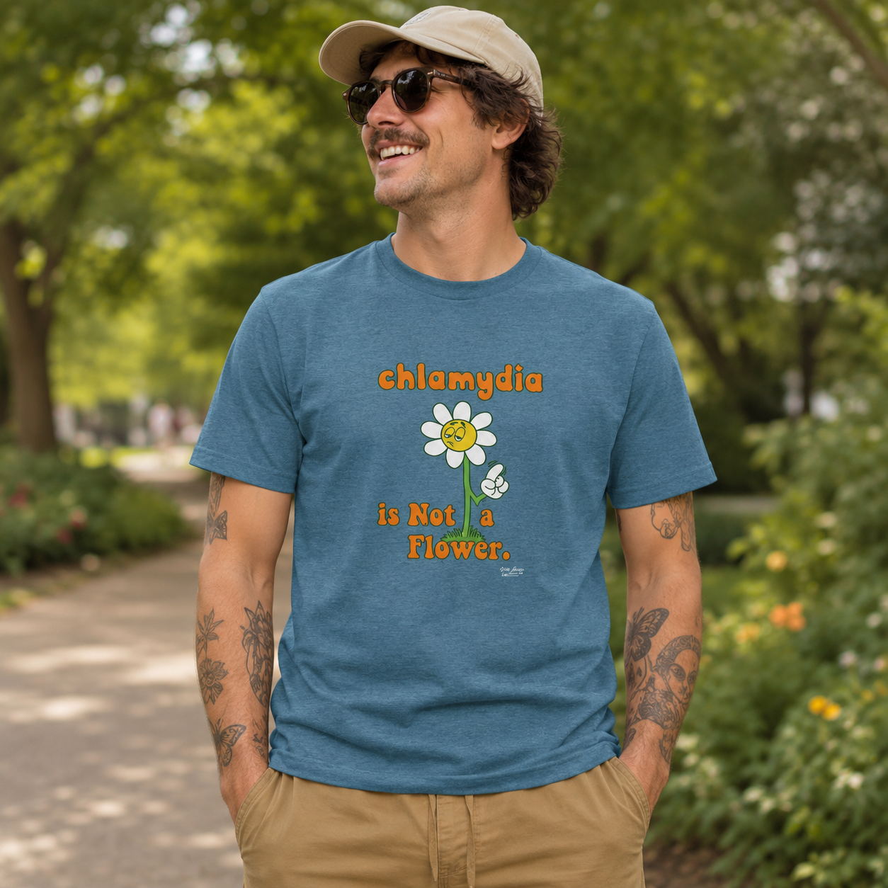 Chlamydia is Not a Flower - Unisex T-Shirt
