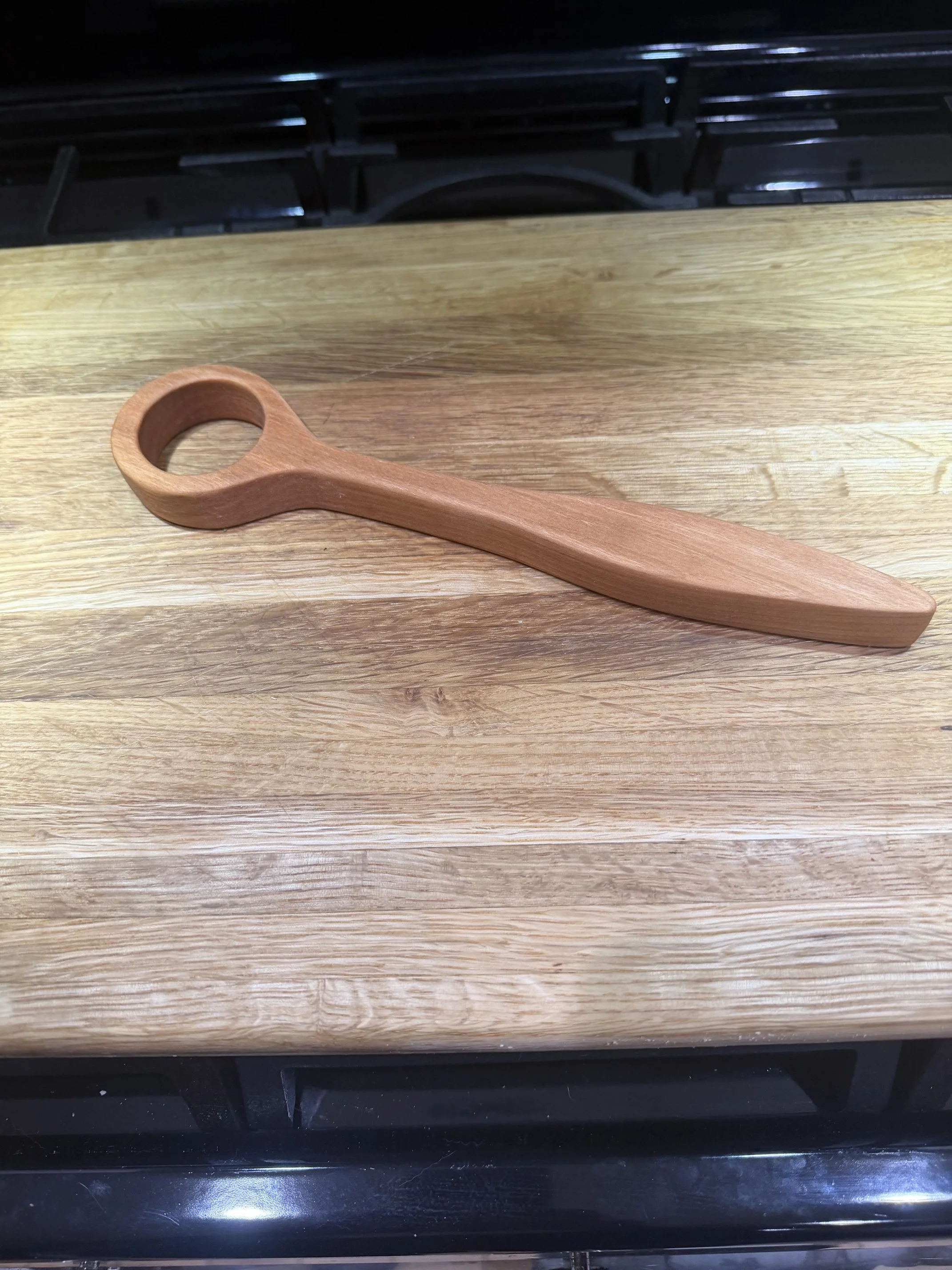 Handcrafted Cherry Wood Danish Wisk