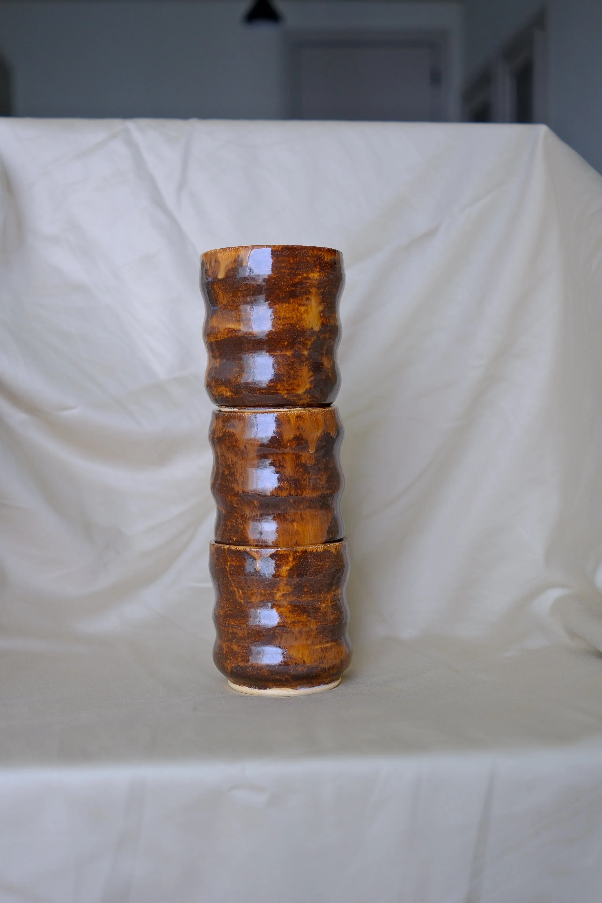molten lava bubble cups (set of three)