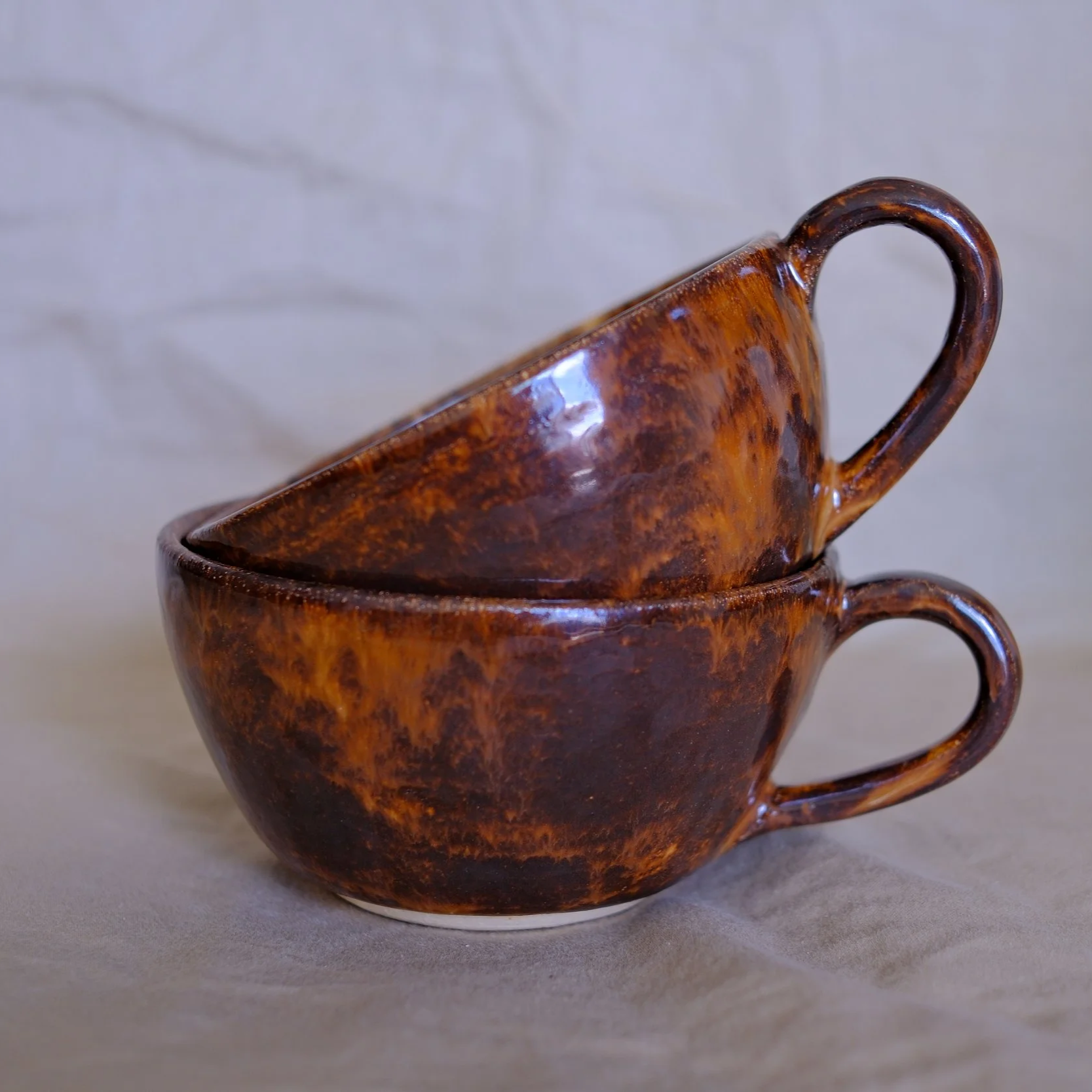 cocoa bean cappuccino mug