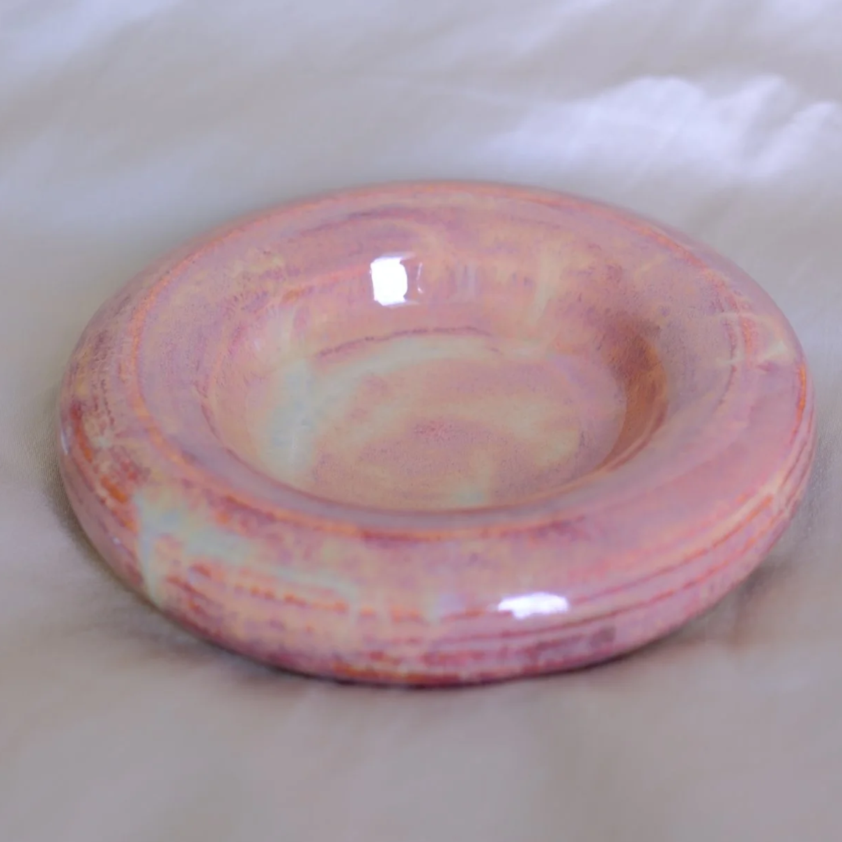 desert sunset bubble plate no. 2