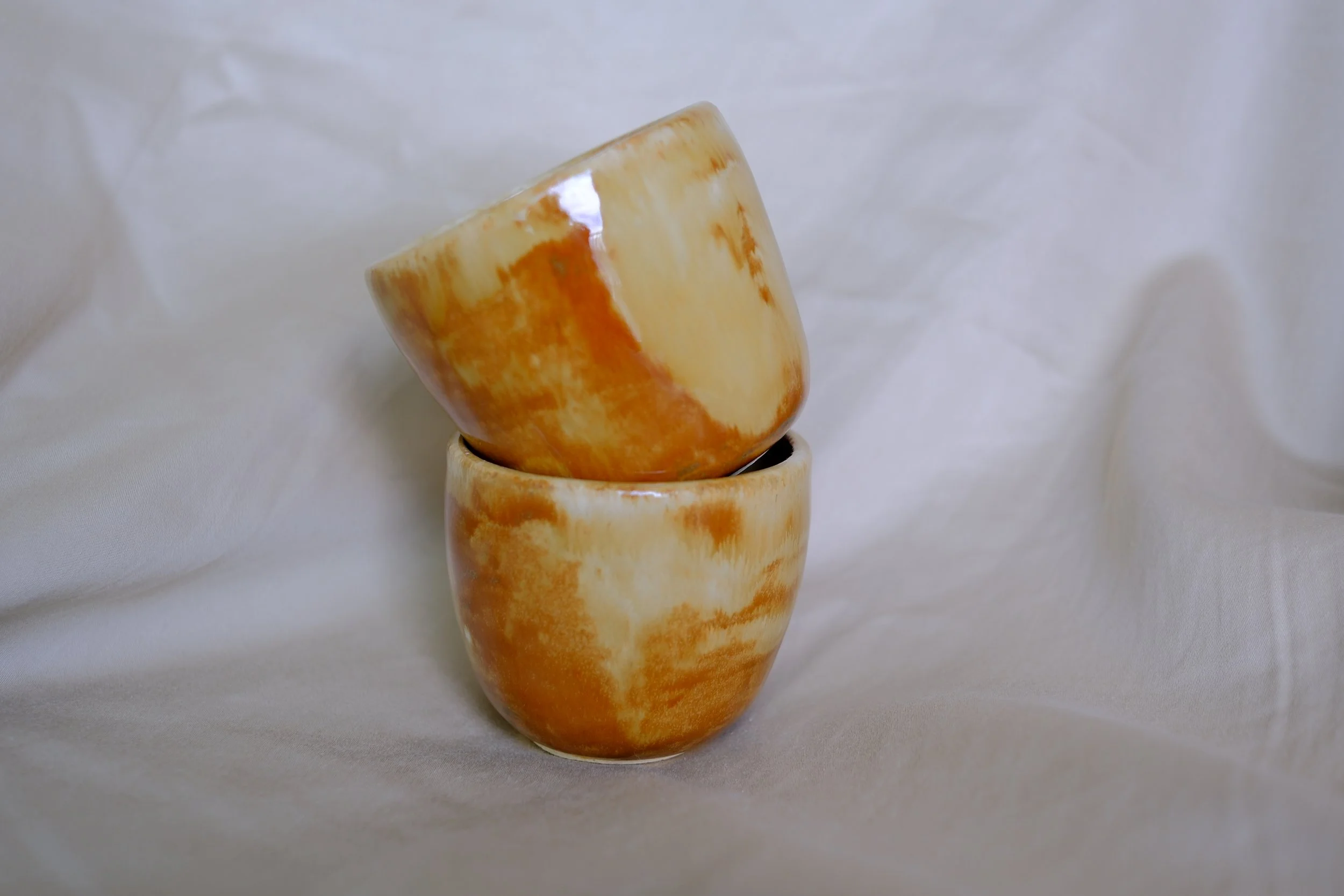 honeycomb tea cups (set of two)