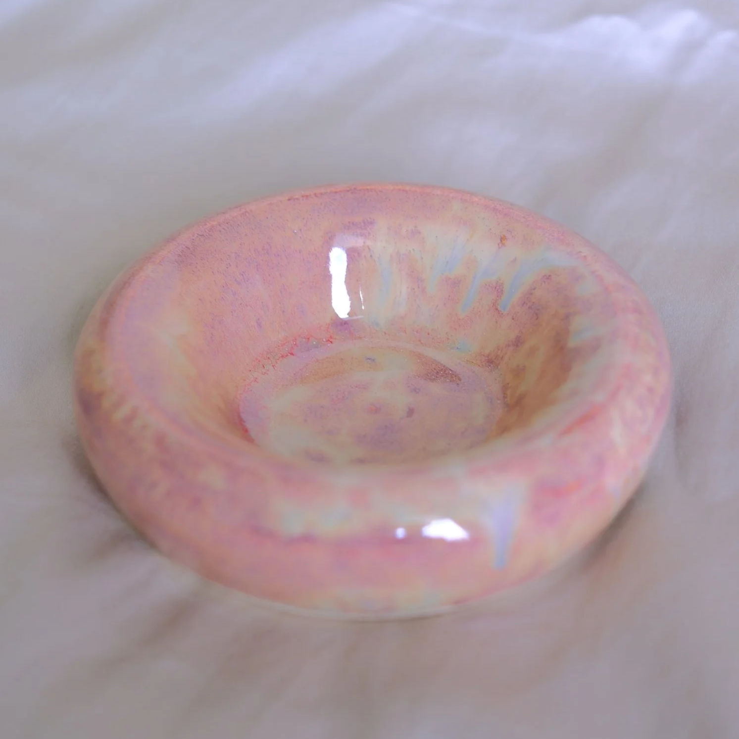 desert sunset bubble plate  no. 1