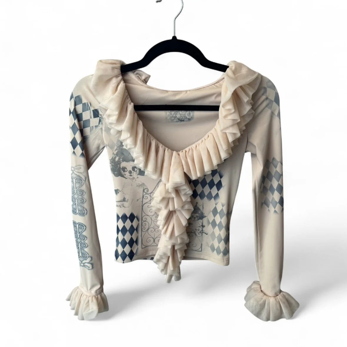 Blythe Clown Ruffle top