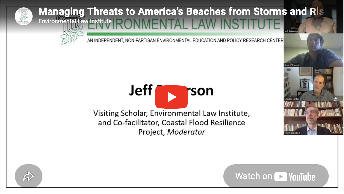 Managing Threats to America's Beaches from Storms and Rising Seas