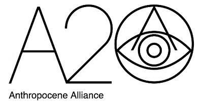 Logo for Anthropocene Alliance featuring the text 'A2O' and a stylized eye within a circle.