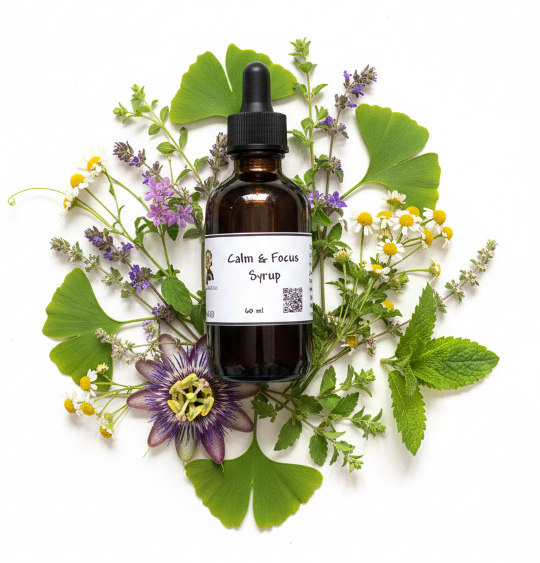 Calm and Focus Syrup (2oz/60ml)