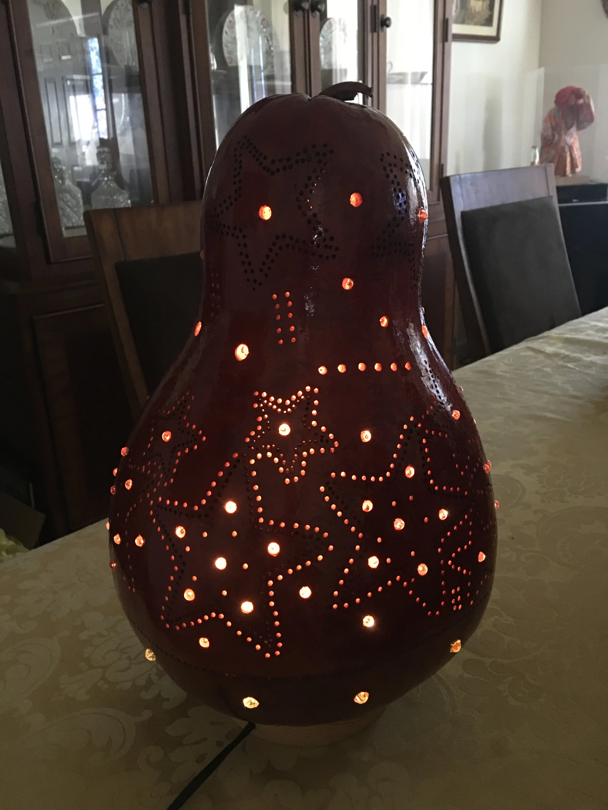 Lamp with stars