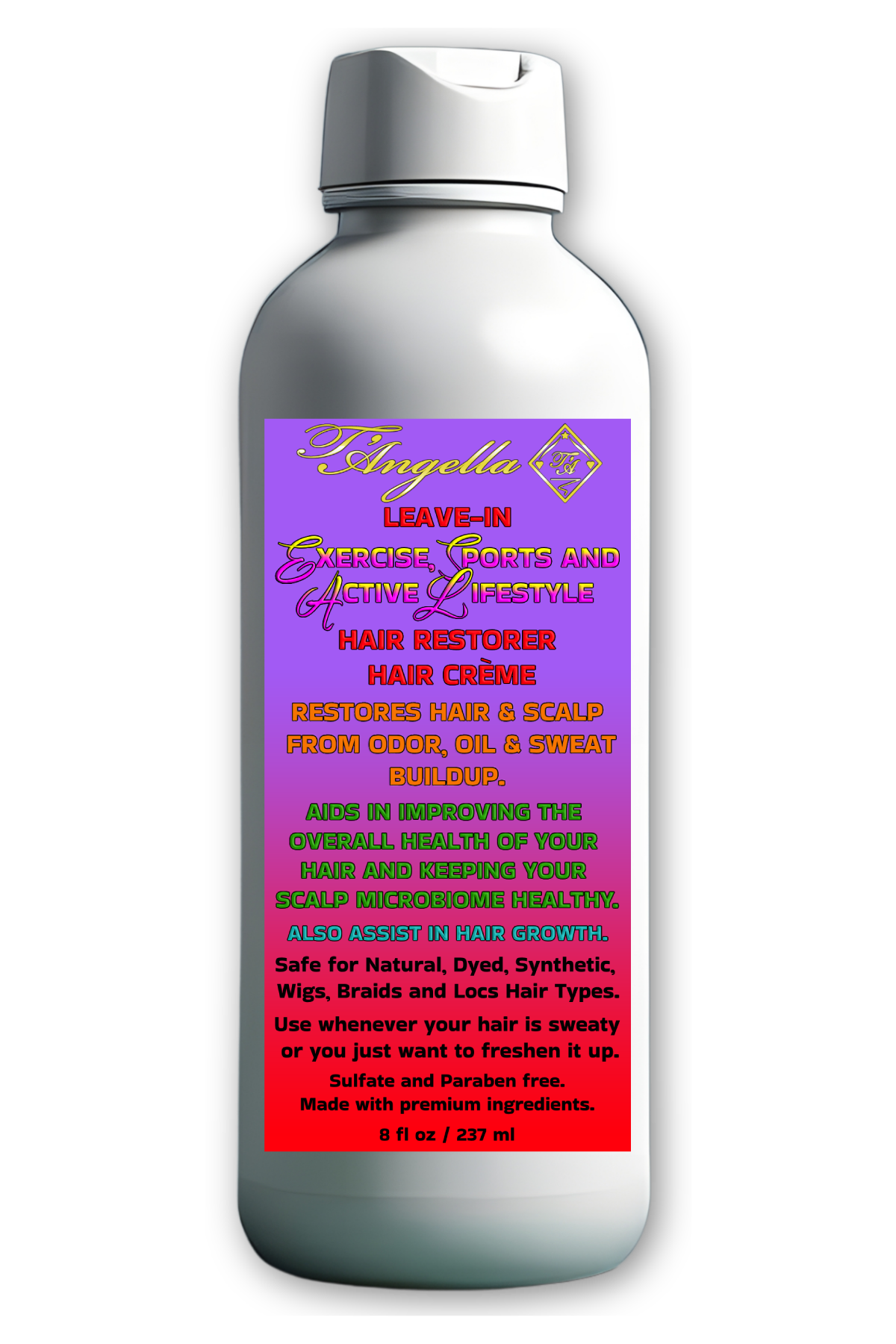 LEAVE-IN EXERCISE, SPORTS AND ACTIVE LIFESTYLE HAIR RESTORER HAIR CRЀME