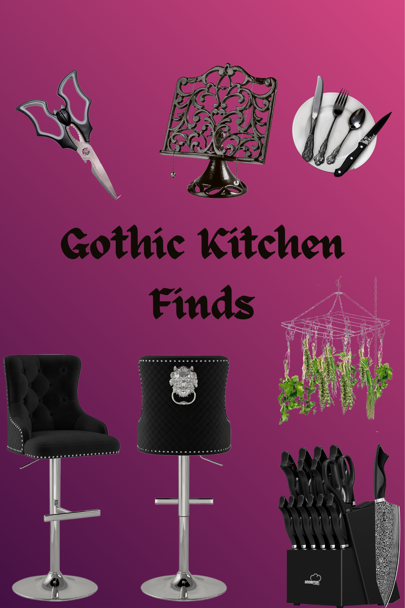 Gothic Kitchen Finds